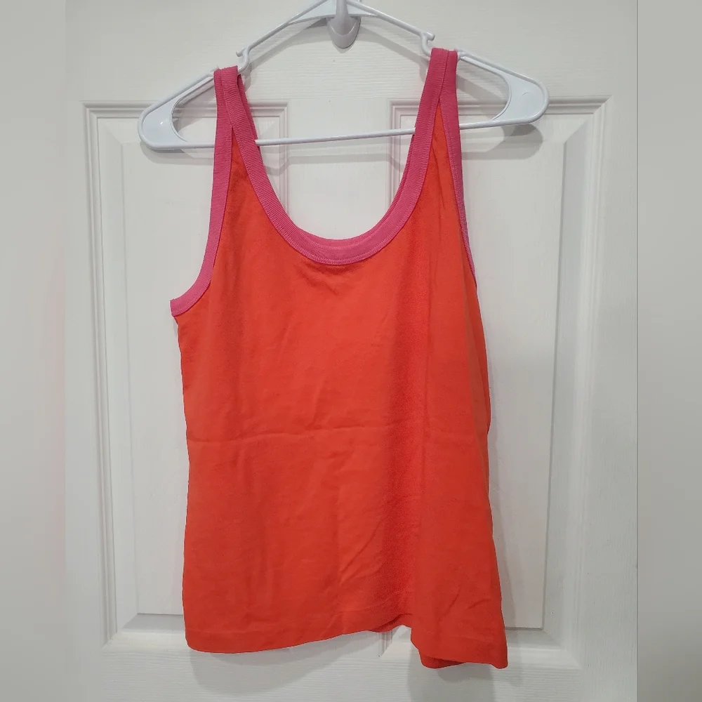Tory Burch Tops Tory Burch Lawrence Contrast Binding Tank Top Size: Medi…